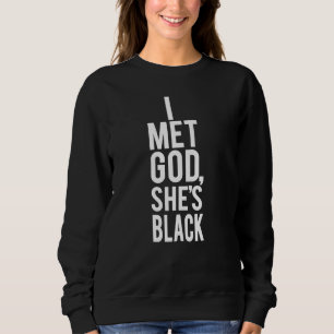 Jag mötte guden som hon är svart t shirt