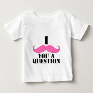 Jag mustache dig en Rosa. Tee Shirt