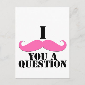 Jag mustache dig en Rosa. Vykort