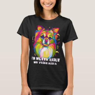 Jag muterar om min Chihuahua Chiwawa Animal Pun Le T Shirt