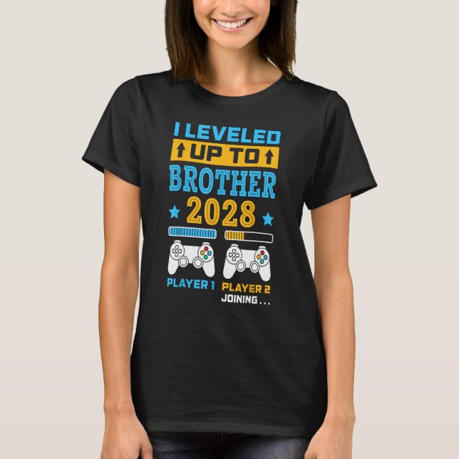 Jag nådde Brother 2028 Big Brother Gamer Bo T Shirt (Framsida)