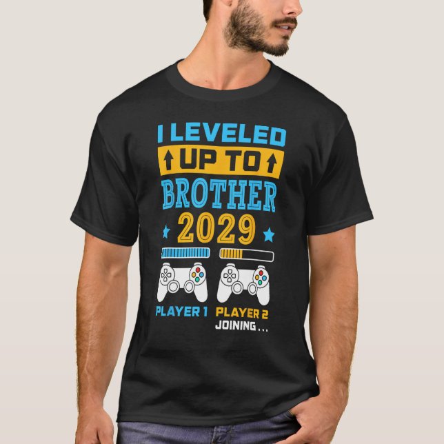 Jag nådde Brother 2029 Big Brother Gamer Bo T Shirt (Framsida)