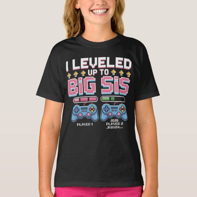 Jag nådde fram till Big Syrran 2026 Big Sister Ann T Shirt (Framsida)