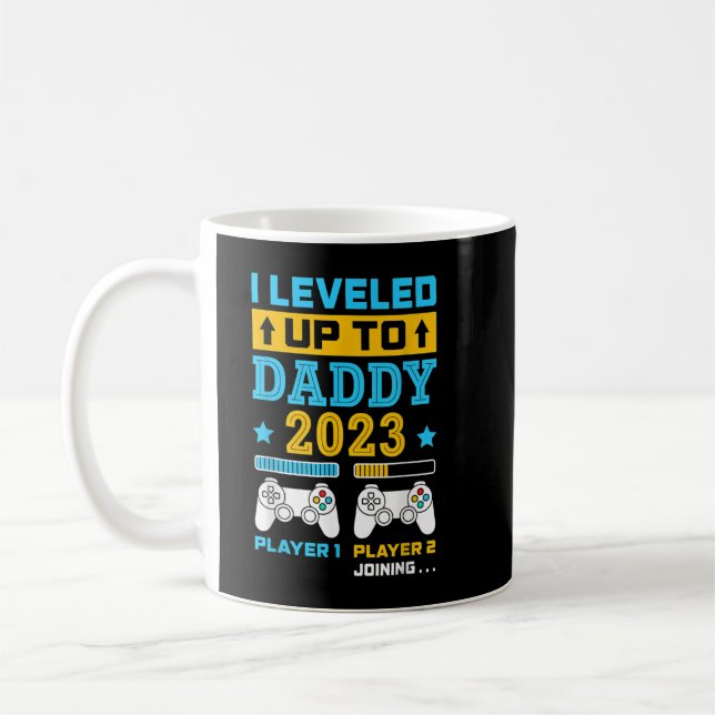 Jag nådde pappa 2023 snart till Pappa Far Kaffemugg (Vänster)