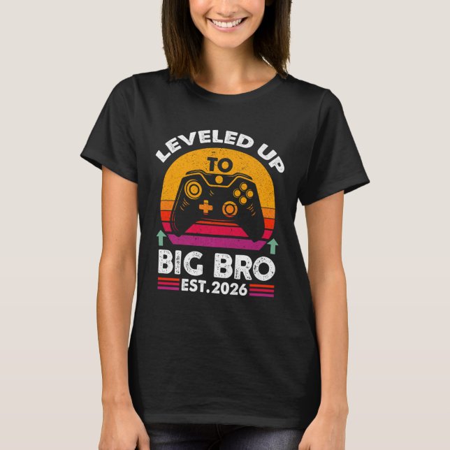 Jag nådde storebror 2026... t shirt (Framsida)