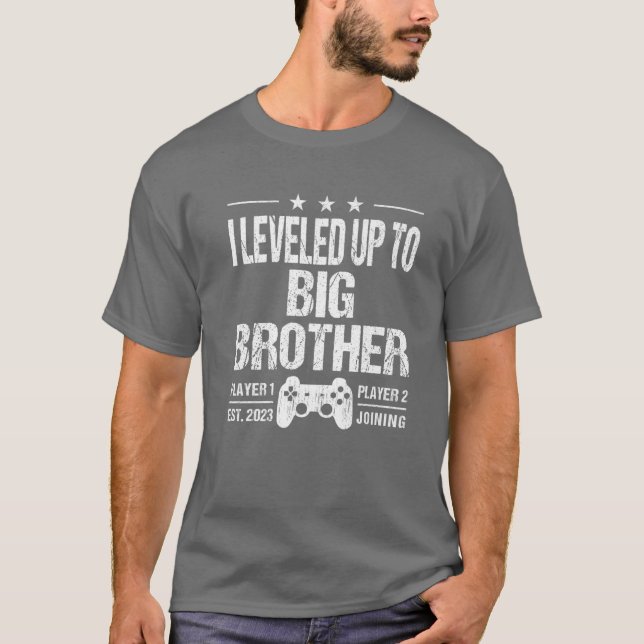 Jag nådde storebror Est 2023 nya bro T Shirt (Framsida)