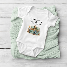 Jag Nap med Champ Fars dag T Shirt