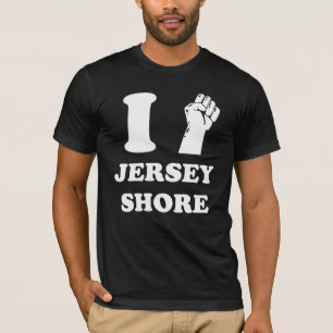 Jag näven pumpar den Jersey shore.en Tee Shirt