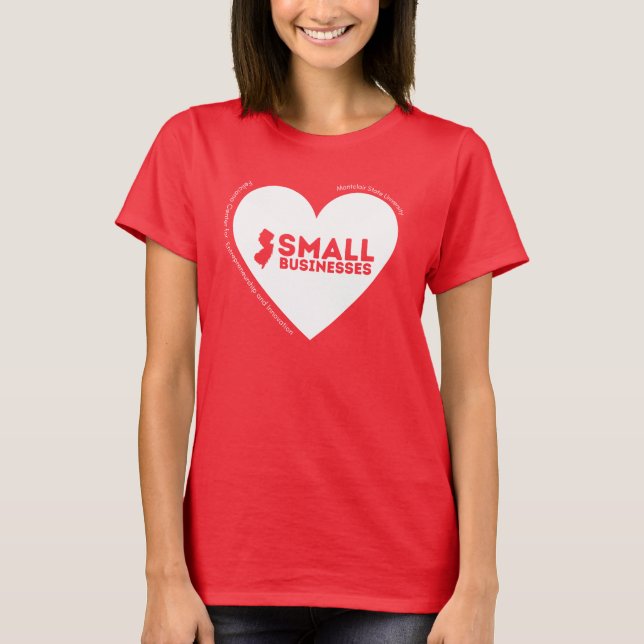 Jag ❤️ NJ Småföretag T-Shirt (Framsida)