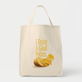Jag njuter av en bra potatis Rolig mat älskare Tygkasse