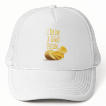 Jag njuter av en bra potatis rolig matdesign