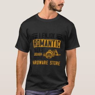 Jag njuter av erotiska promenader genom järnaffäre t shirt