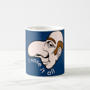 Jag nose allt det kaffemugg