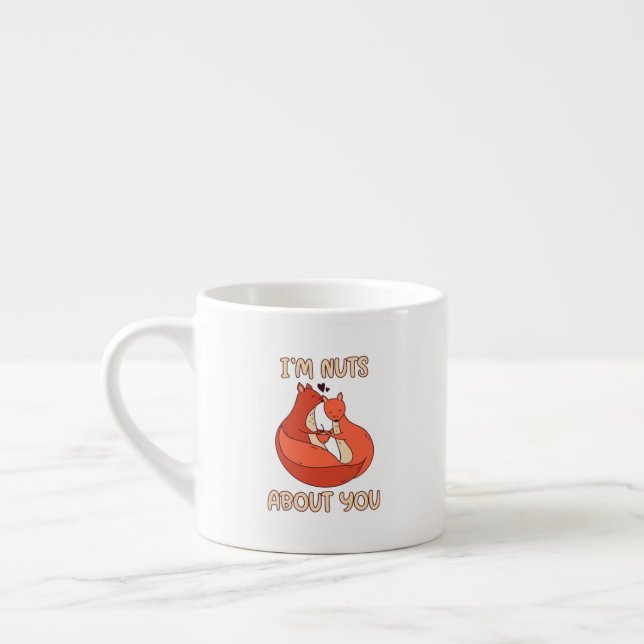 Jag Nöt om dig. Espressomugg (Vänster)