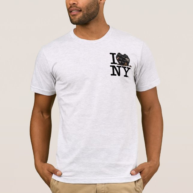 Jag ♥ NY? Sopor Parodi T-Shirt (Framsida)