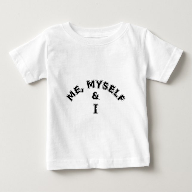 Jag och jag typografi tee (Framsida)