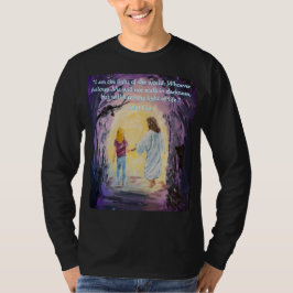 Jag och Jesus Walking långärmad T-shirt