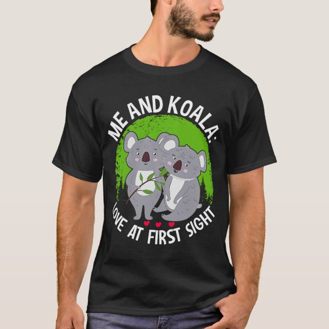Jag och Koala Kärlek på första sidan 1 T Shirt (Framsida)