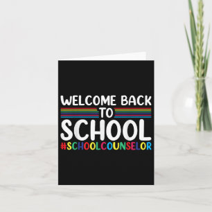 Jag och kvinnor i back to school kort