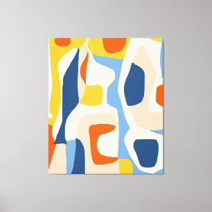 Jag och min, Abstrakt Bohemian Pastel Shapes Canvastryck