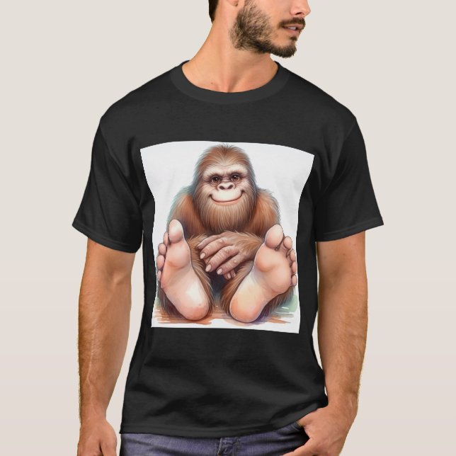 Jag och min Bigfoot T Shirt (Framsida)