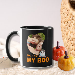 Jag och min Boo Halloween Photo Mugg