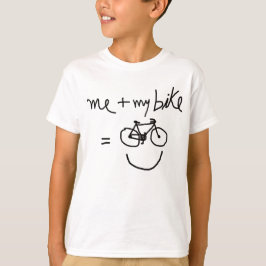Jag och min cykel = lycka t shirt