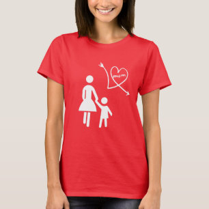 Jag och min mamma l i kärlek mamma l Modern mor da T Shirt