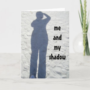 JAG OCH MIN SHADOW ÖNSKAR DIG VÄL KORT