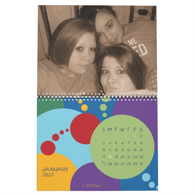 JAG OCH MIN VÄNNER KALENDER (Jan 2027)