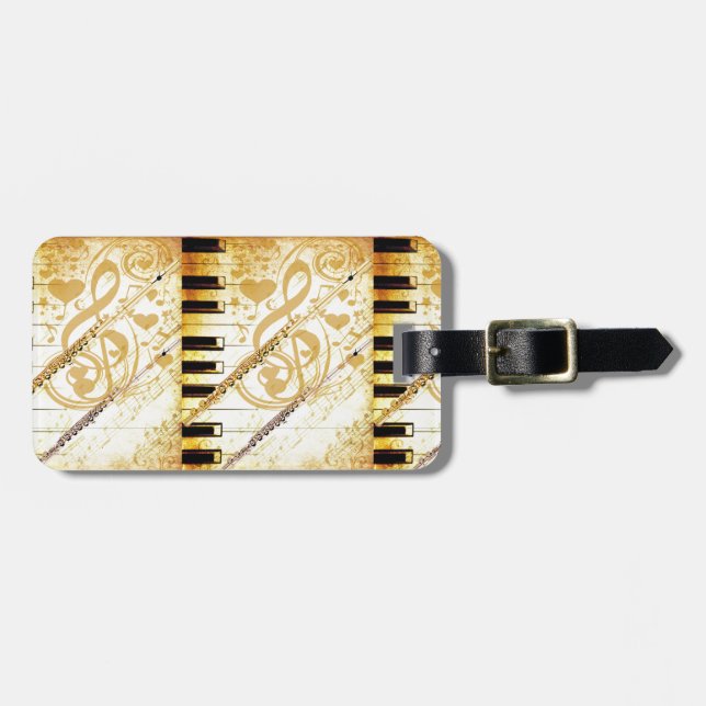 Jag och mina Flutes_ Bagagebricka (Horisontell Framsida)