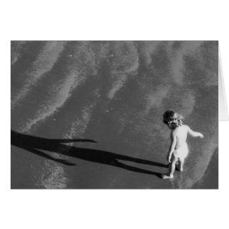 Jag och mitt skuggkort - Tom insida Hälsningskort