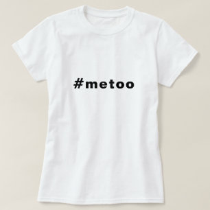 Jag också, #metoo, pride Black white T Shirt