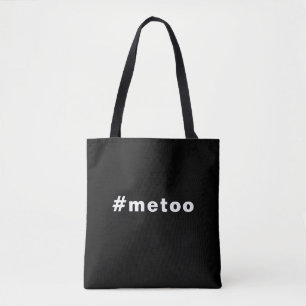 Jag också, #metoo, pride Black white Tygkasse
