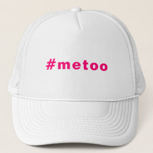 Jag också, #metoo, pride shock rosa fuchsia brev keps