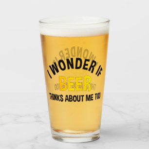 Jag om Beer tänker på mig också Glaskopp