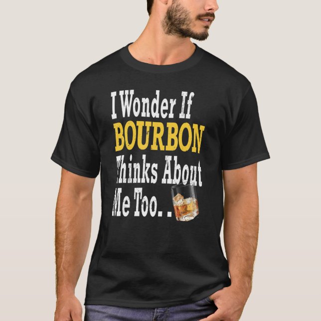 Jag  om Bourbon-Tänkan om mig till Bourbon Dri T Shirt (Framsida)