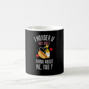 Jag om Hett Hundar Tänka om mig också Kaffemugg
