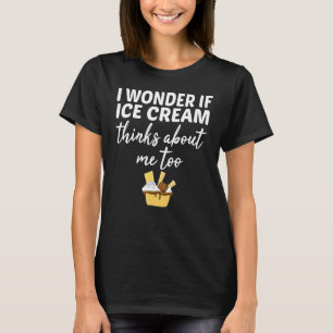 Jag om iskräm tänker på mig för lätt t shirt