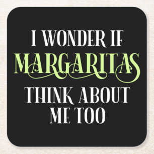 Jag om Margaritas Tänka om mig också Underlägg Papper Kvadrat