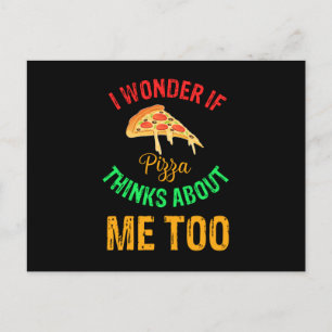 Jag  om pizzan tänker på mig också. vykort