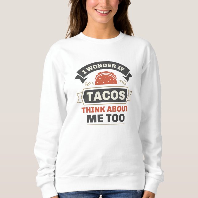 Jag  om Tacos Tänka om mig också T Shirt (Framsida)