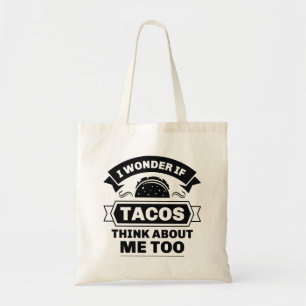 Jag  om Tacos Tänka om mig också Tygkasse