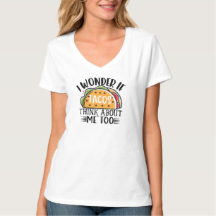 Jag om Tacos Tänka om mig till mexikan Taco T Shirt