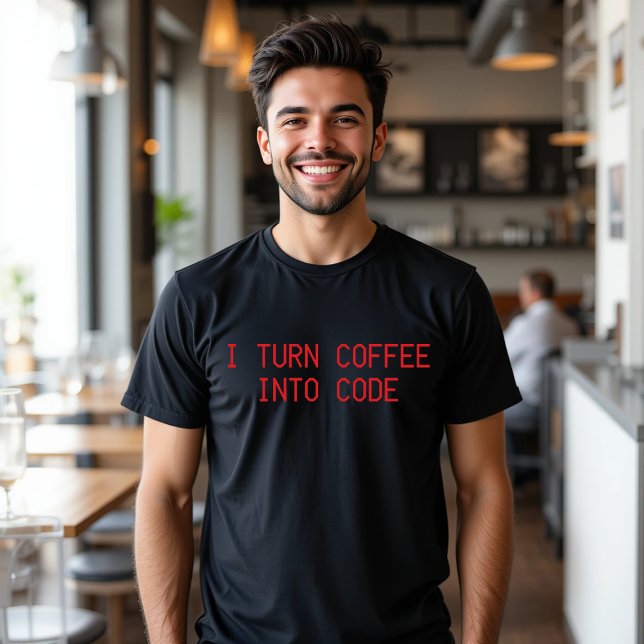 Jag omvandlar kaffet till T-Shirt Funny Food (Skapare uppladdad)
