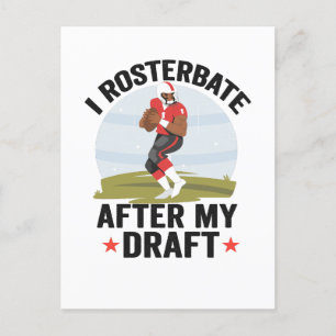 Jag onanerar Efter mitt utkast Rollig Fantasy Foot Vykort