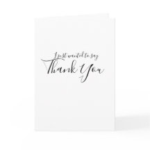 Jag önskade precis till något att sägatack