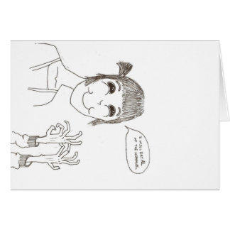 Jag önskar att äta alla av Hummus Hälsningskort