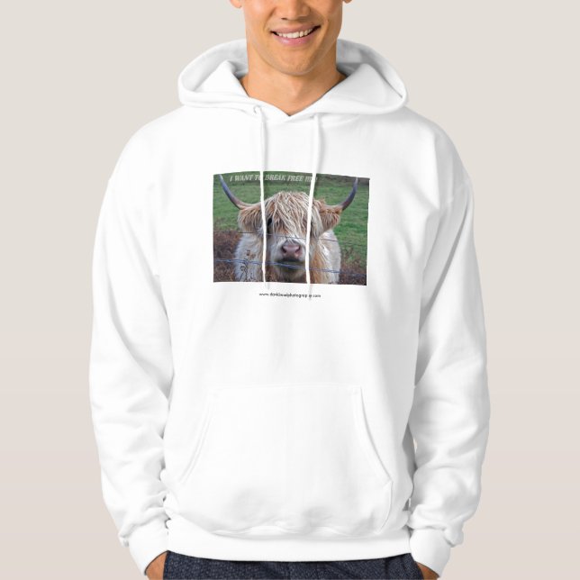 Jag önskar att bryta fritt sweatshirt (Framsida)