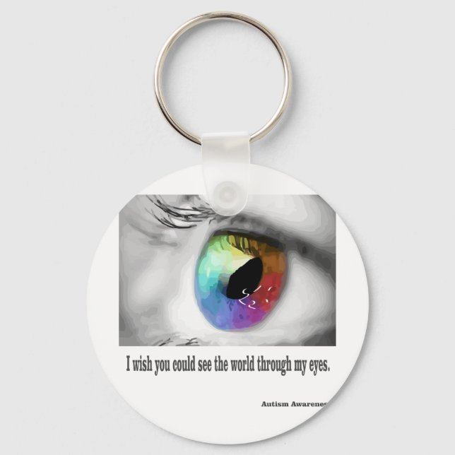 Jag önskar att du kunde se nyckelring (Framsida)